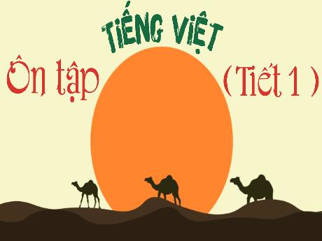 Bài giảng Tiếng Việt 4 (Kể chuyện) - Tuần 10 - Ôn tập (Tiết 1)