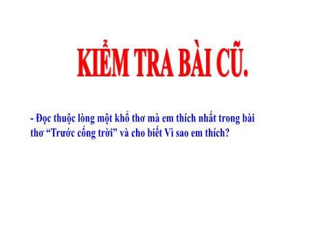 Bài giảng Tiếng Việt 5 (Tập đọc) - Tuần 9 - Cái gì quý nhất