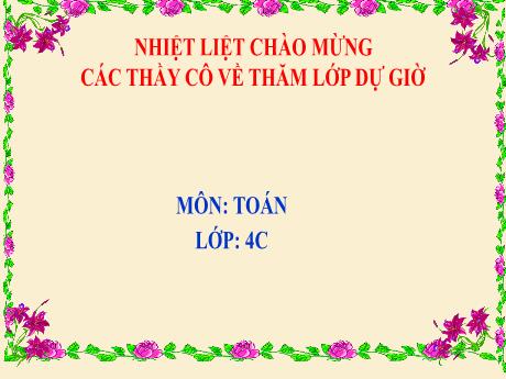 Bài giảng Toán 4 (Kết nối tri thức) - Số chẵn - Số lẻ