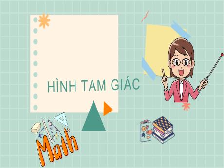 Bài giảng Toán 5 - Hình tam giác
