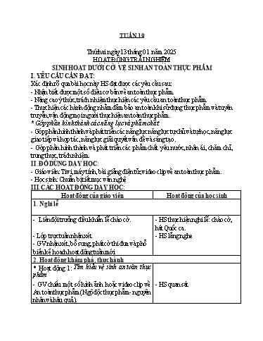 Giáo án các môn Lớp 1 - Tuần 19 - Năm học 2024-2025 - Phan Thị Huyền