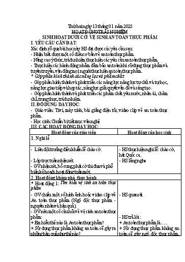 Giáo án các môn Lớp 1 - Tuần 19 - Năm học 2024-2025 - Phan Thị Thương
