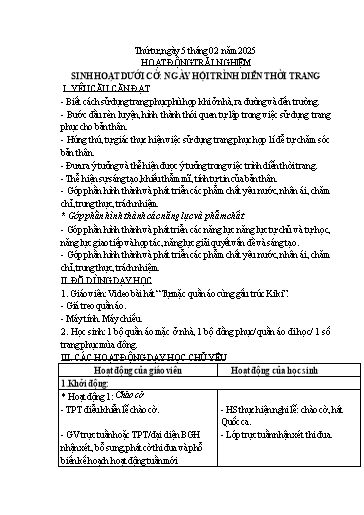Giáo án các môn Lớp 1 - Tuần 21 - Năm học 2024-2025 - Phan Thị Thương
