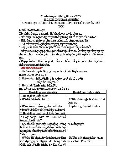 Giáo án các môn Lớp 1 - Tuần 23 - Năm học 2024-2025 - Nguyễn Khánh Huyền