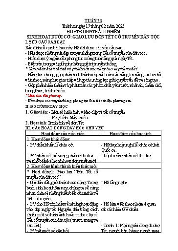 Giáo án các môn Lớp 1 - Tuần 23 - Năm học 2024-2025 - Phan Thị Huyền