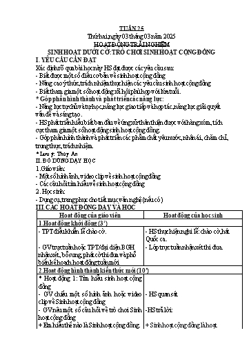 Giáo án các môn Lớp 1 - Tuần 25 - Năm học 2024-2025