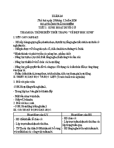 Giáo án các môn Lớp 2 (Kết nối tri thức) - Tuần 16 - Năm học 2024-2025 - Nguyễn Thị Lài