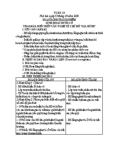 Giáo án các môn Lớp 2 (Kết nối tri thức) - Tuần 19 - Năm học 2024-2025 - Trần Thị Phương