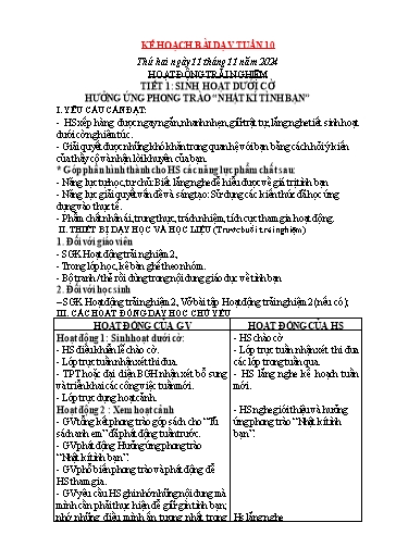 Giáo án các môn Lớp 2 (Kết nối tri thức) - Tuần 20 - Năm học 2024-2025 - Phạm Thị Thu Dung