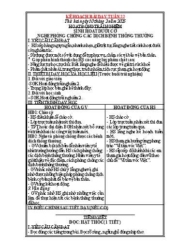 Giáo án các môn Lớp 2 (Kết nối tri thức) - Tuần 22 - Năm học 2024-2025 - Phạm Thị Thu Dung