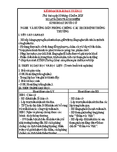 Giáo án các môn Lớp 2 (Kết nối tri thức) - Tuần 22 - Năm học 2024-2025 - Lê Thị Dung