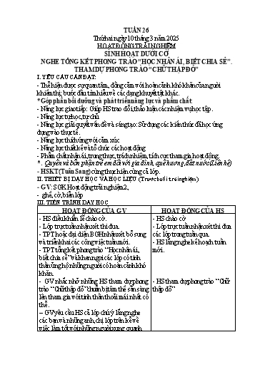 Giáo án các môn Lớp 2 (Kết nối tri thức) - Tuần 26 - Năm học 2024-2025 - Nguyễn Thị Tú Uyên