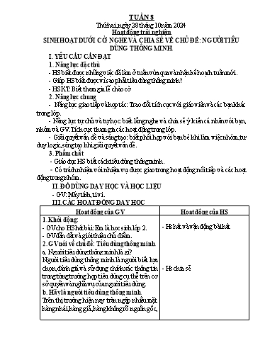 Giáo án các môn Lớp 2 (Kết nối tri thức) - Tuần 8 - Năm học 2024-2025