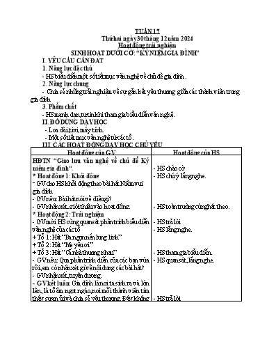 Giáo án các môn Lớp 4 (Kết nối tri thức) - Tuần 17 - Năm học 2024-2025