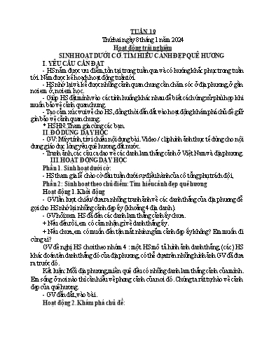 Giáo án các môn Lớp 4 (Kết nối tri thức) - Tuần 19 - Năm học 2023-2024