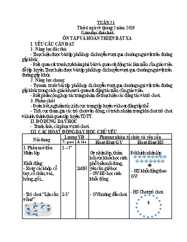 Giáo án các môn Lớp 4 (Kết nối tri thức) - Tuần 21 - Năm học 2024-2025