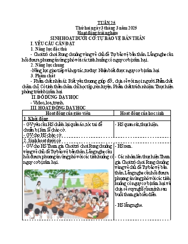 Giáo án các môn Lớp 4 (Kết nối tri thức) - Tuần 25 - Năm học 2024-2025