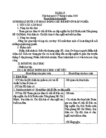 Giáo án các môn Lớp 4 (Kết nối tri thức) - Tuần 27 - Năm học 2024-2025