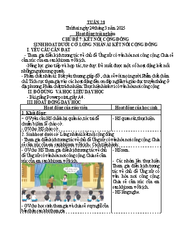 Giáo án các môn Lớp 4 (Kết nối tri thức) - Tuần 28 - Năm học 2024-2025