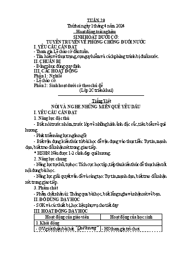 Giáo án các môn Lớp 4 (Kết nối tri thức) - Tuần 29 - Năm học 2023-2024