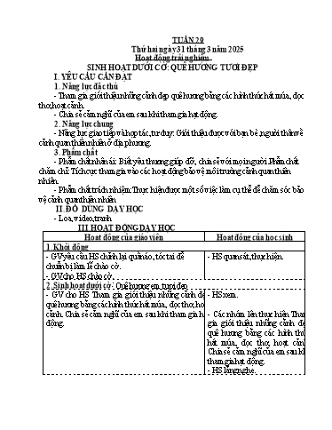 Giáo án các môn Lớp 4 (Kết nối tri thức) - Tuần 29 - Năm học 2024-2025