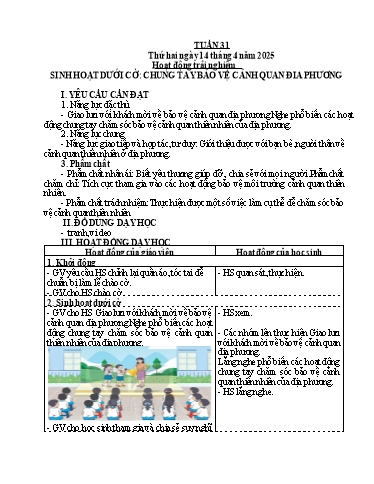 Giáo án các môn Lớp 4 (Kết nối tri thức) - Tuần 31 - Năm học 2024-2025