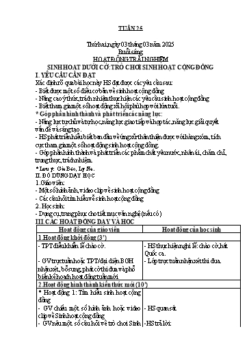 Kế hoạch bài dạy các môn Lớp 1 - Tuần 25 - Năm học 2024-2025 - Phan Thị Huyền