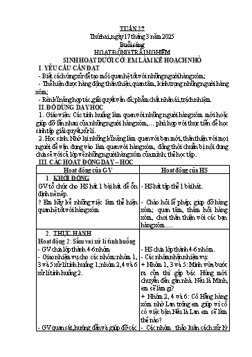Kế hoạch bài dạy các môn Lớp 1 - Tuần 27 - Năm học 2024-2025 - Phan Thị Thương